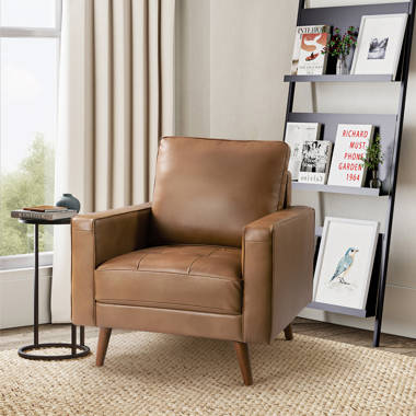 Fidel recliner leather discount armchair